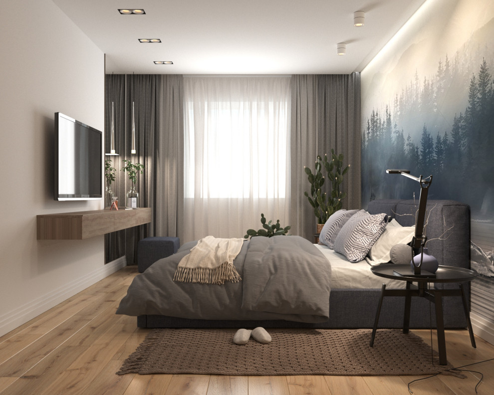 Спальня с фреской