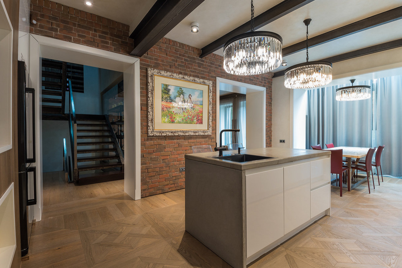 Обложка проекта: Дуплекс с элементами лофта