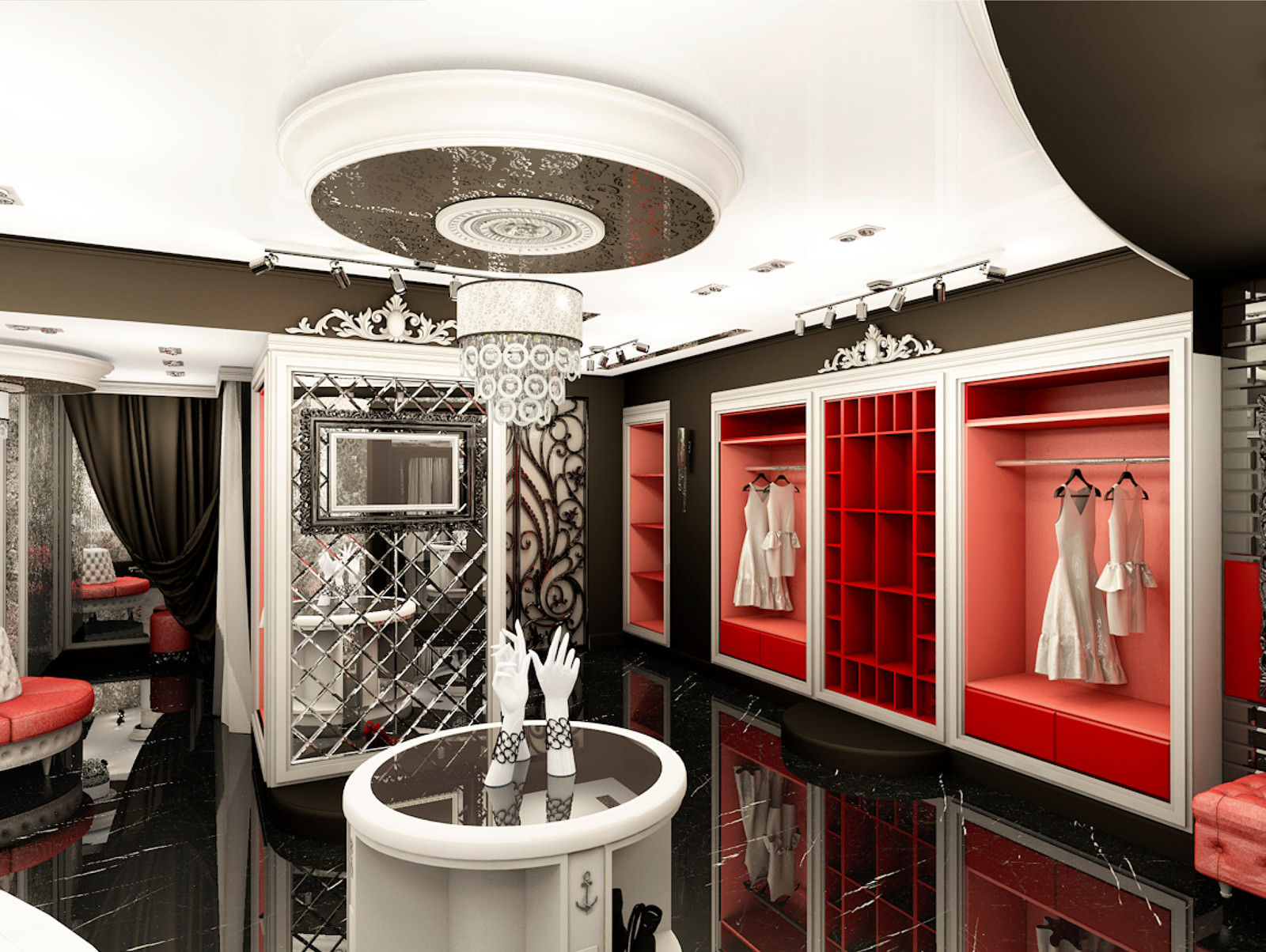 Дизайн бутика и салона красоты