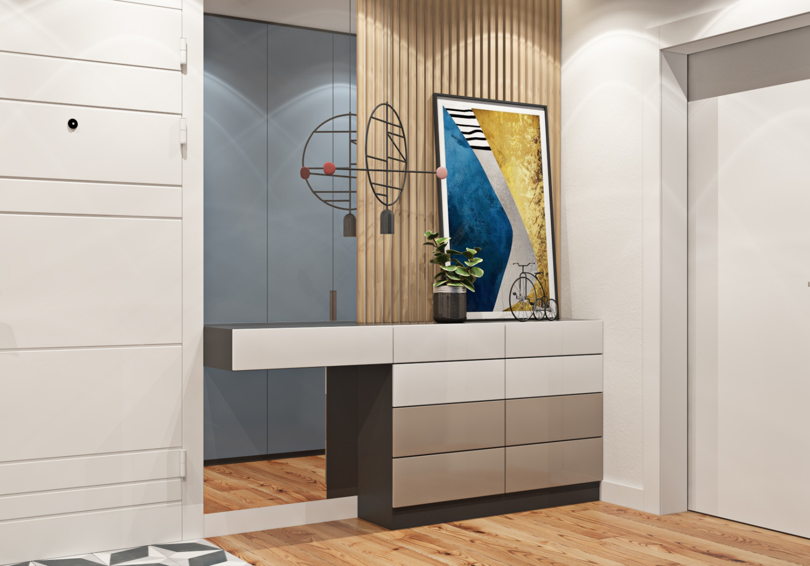 Дизайн квартиры в светлых тонах