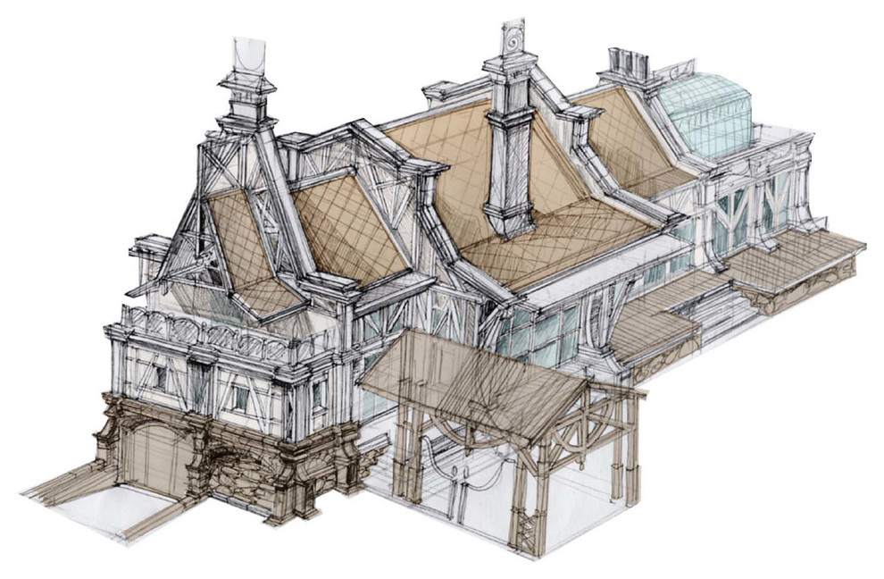 Эскизы - архитектура