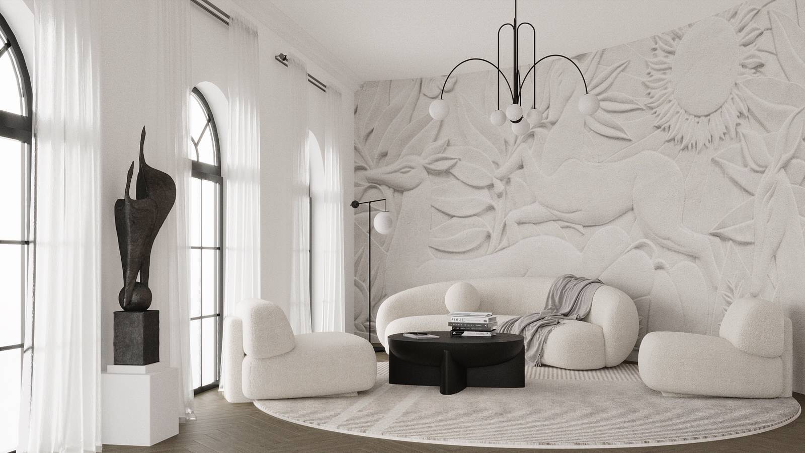 Обложка проекта: Гостиная(визуализация)