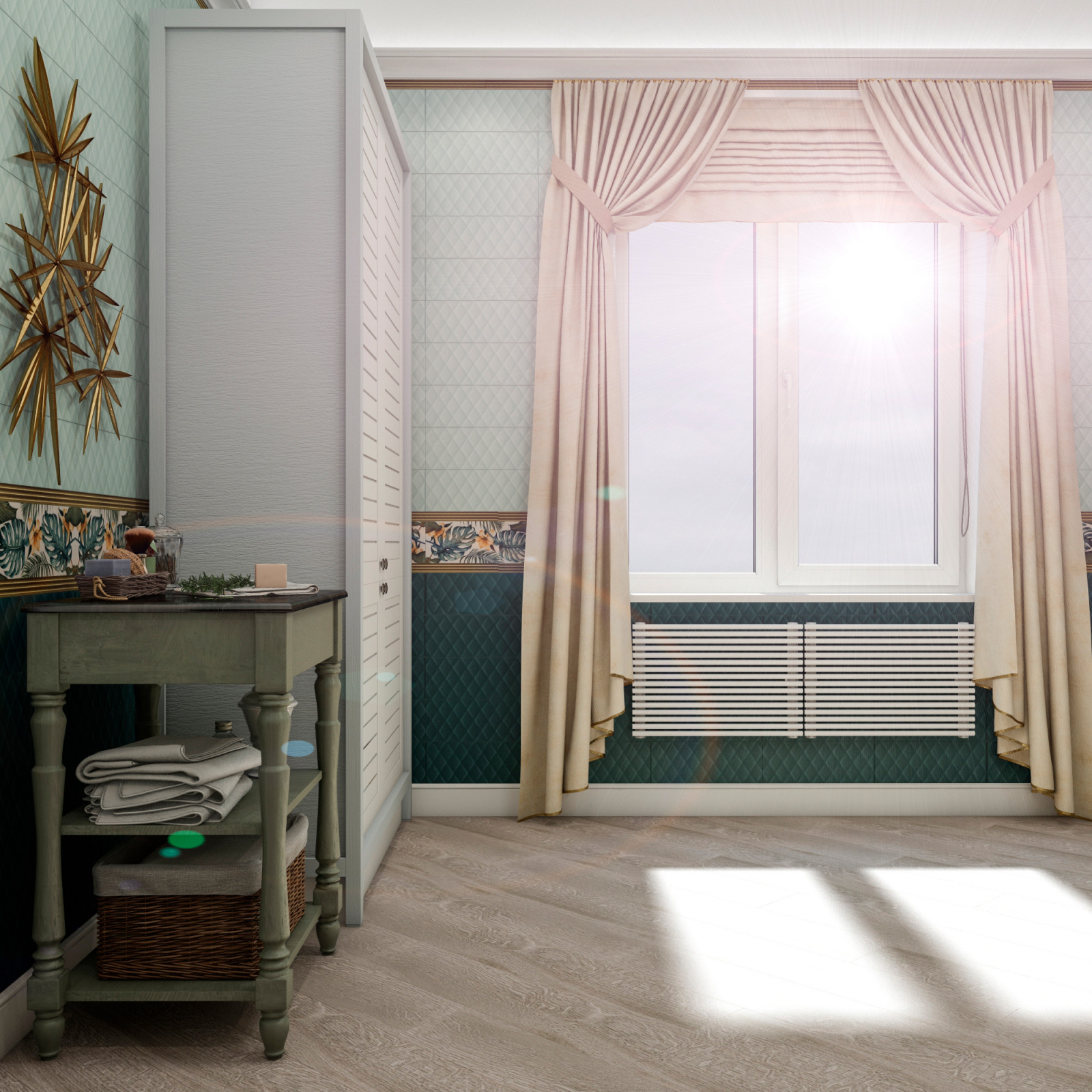 Интерьер загородного дома "Весенняя"