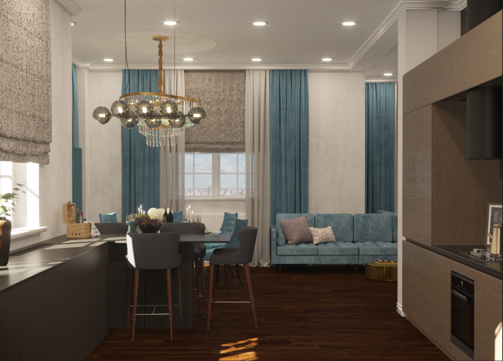 Проект кухни-гостиной