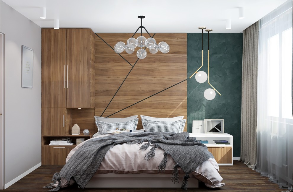 Дизайн - проект 2к. кв 74 м2 в ЖК "Парус" для молодой девушки