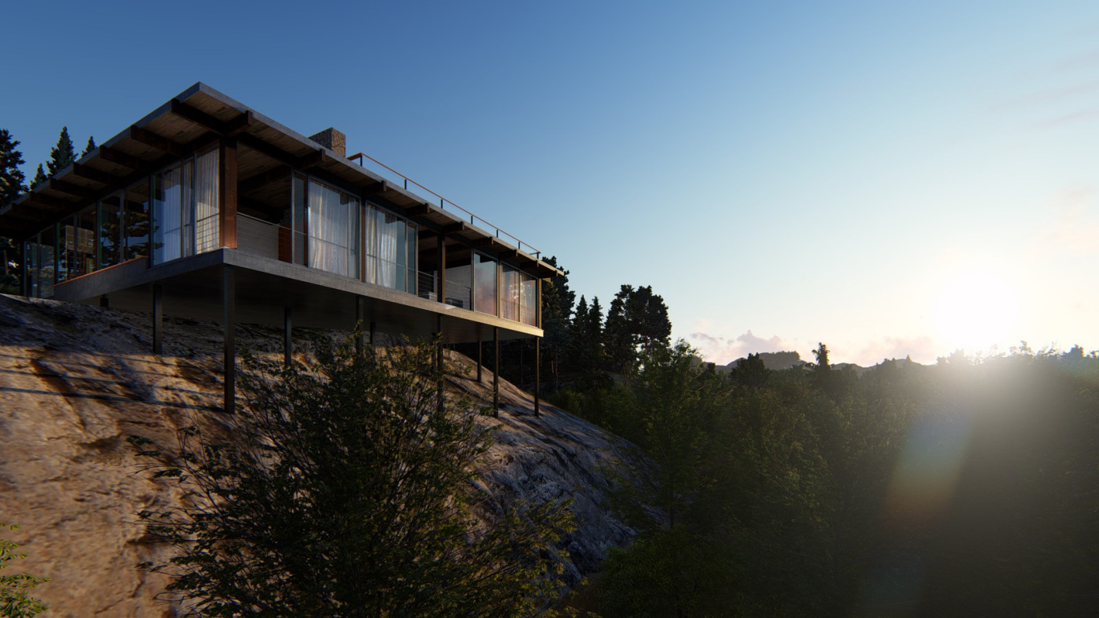 Обложка проекта: Дом на скале в г. Бахчисарай