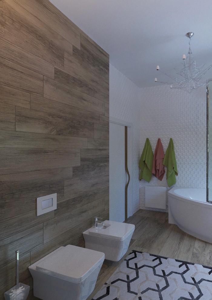 Дизайн деревянного дома в современном стиле, г. Воскресенск Московской области