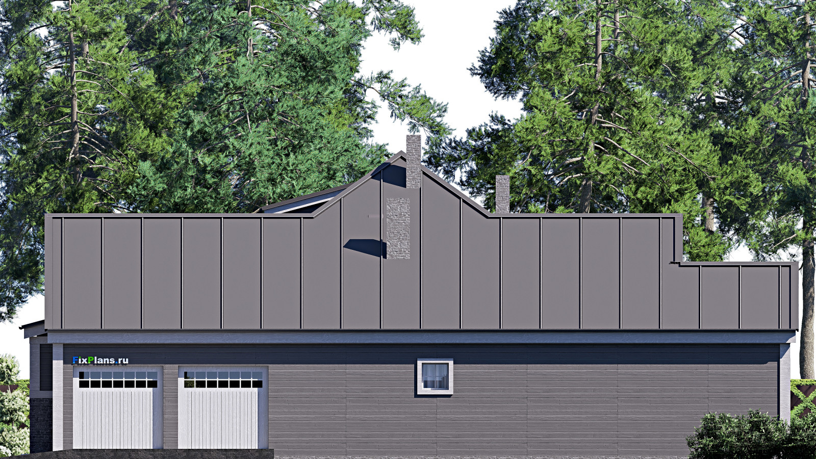 Проект одноэтажного дома 21х19м S255м2 F-17081