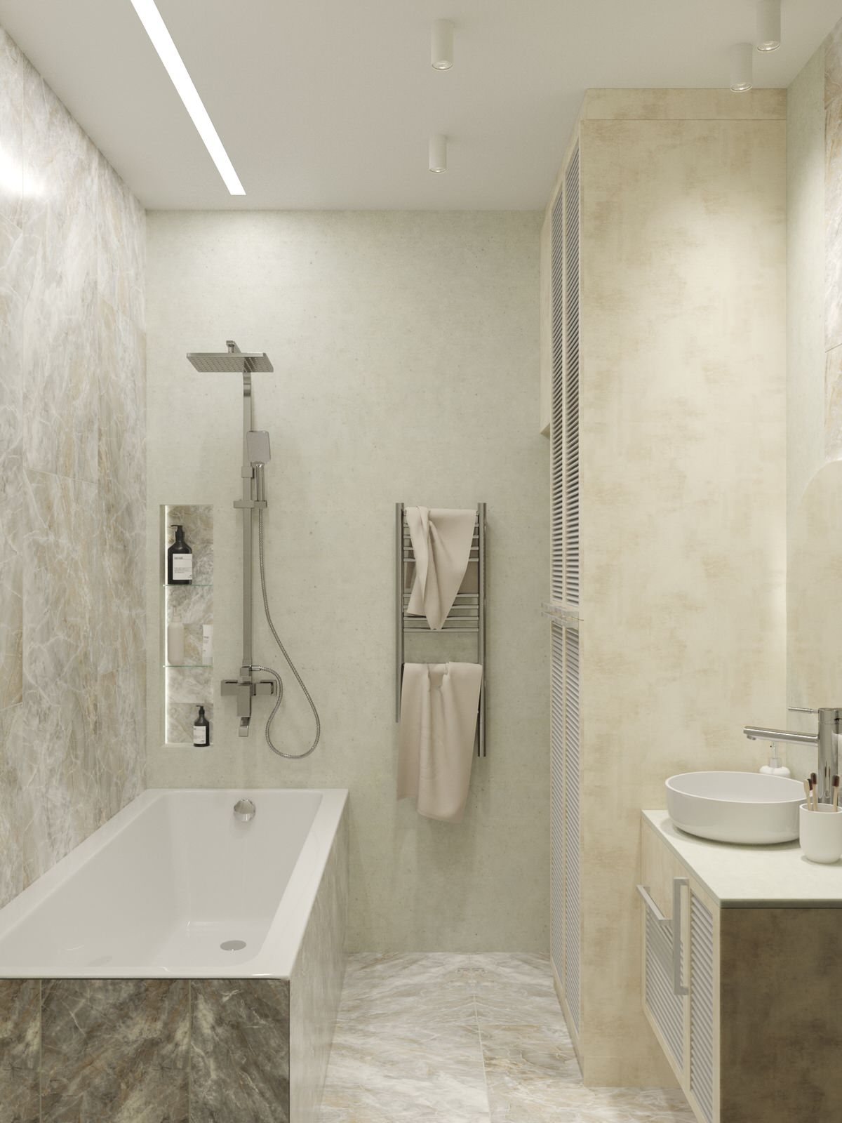 Санузел в ЖК Ленинград