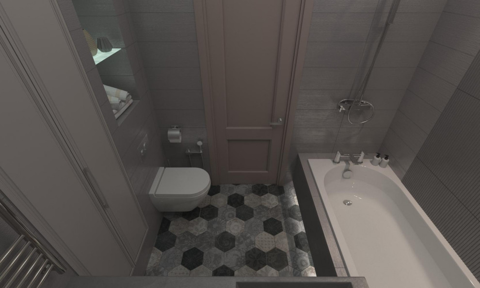 Проект квартиры "Капучино и МОРЕ"