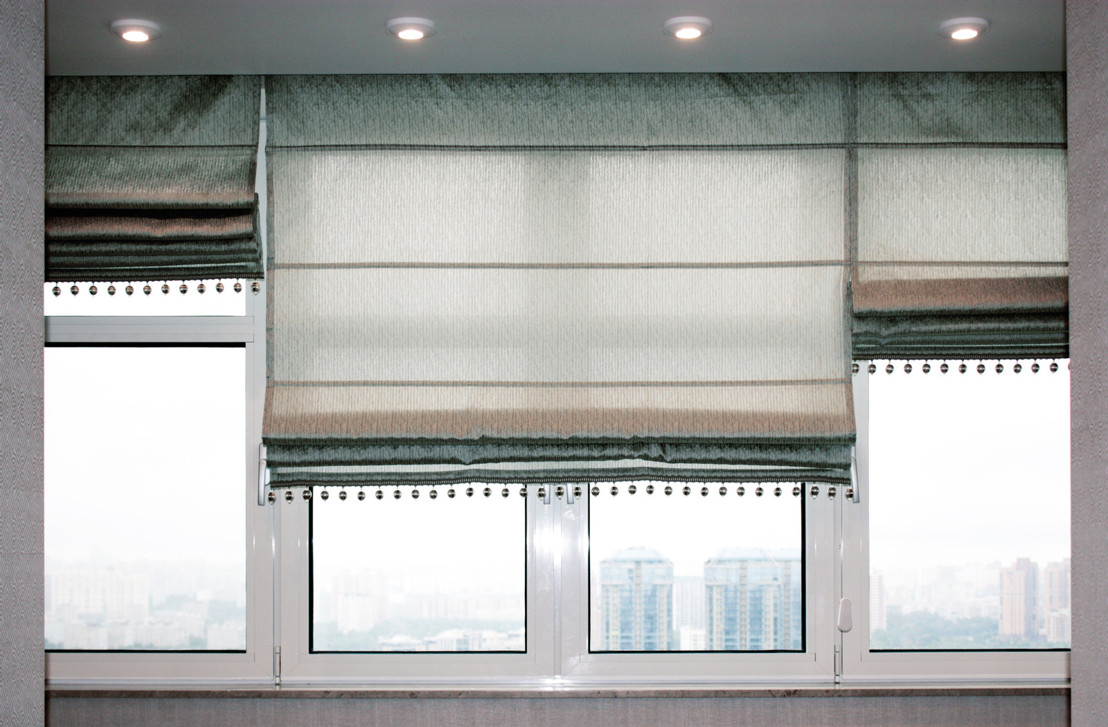 Римские шторы в интерьере