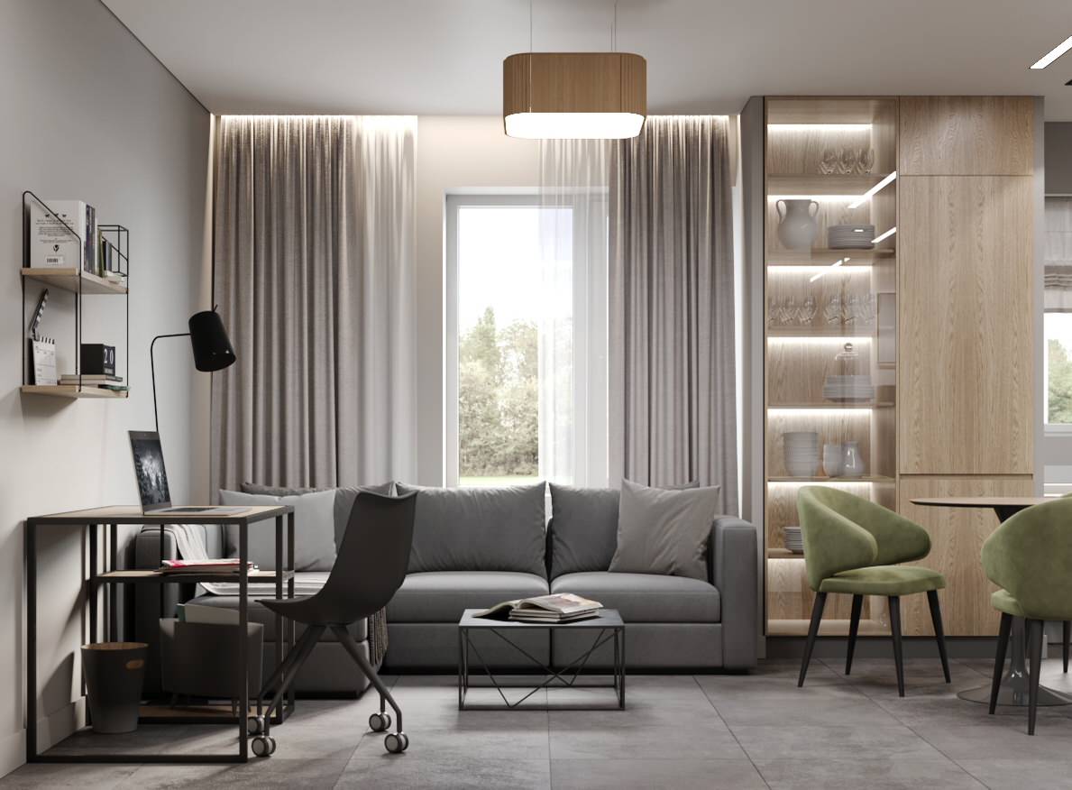 Обложка проекта: квартира для студента ЖК Михалковский