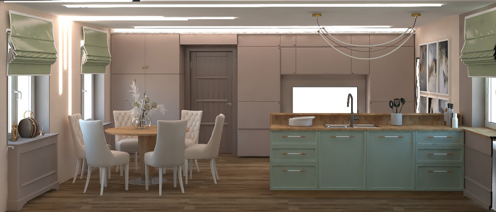 просто кухня-студия