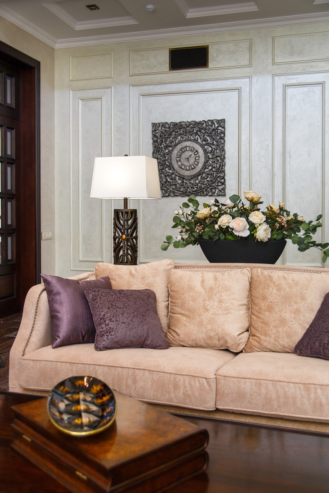 Интерьер загородного дома с двусветным пространством