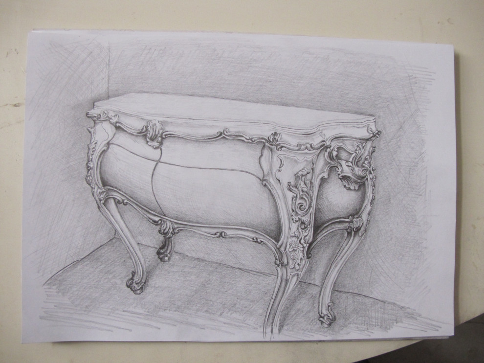 Переделка консоли в комод