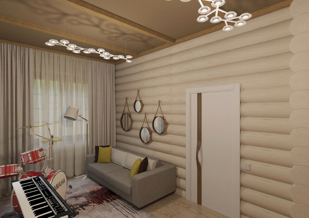 Дизайн деревянного дома в современном стиле, г. Воскресенск Московской области