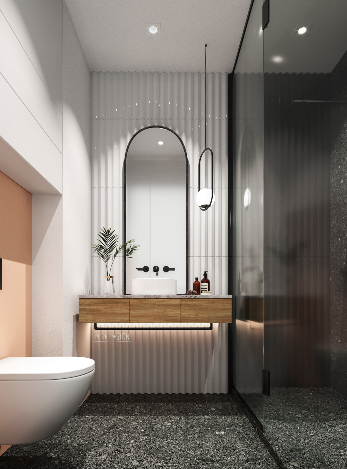 Обложка проекта: Peachy blue appartments