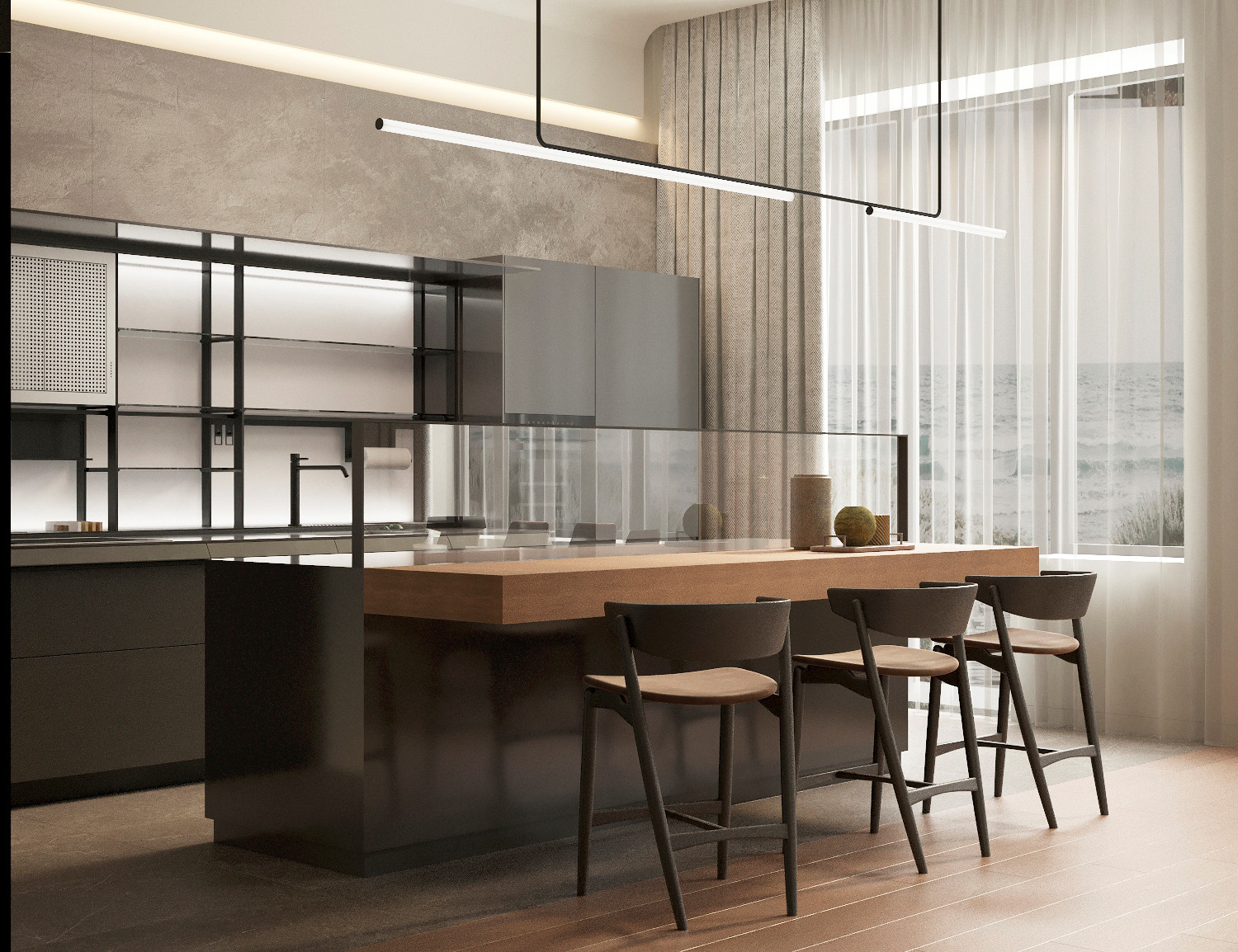 Дизайн-проект Таунхауса 250м2 в г. Владивостоке