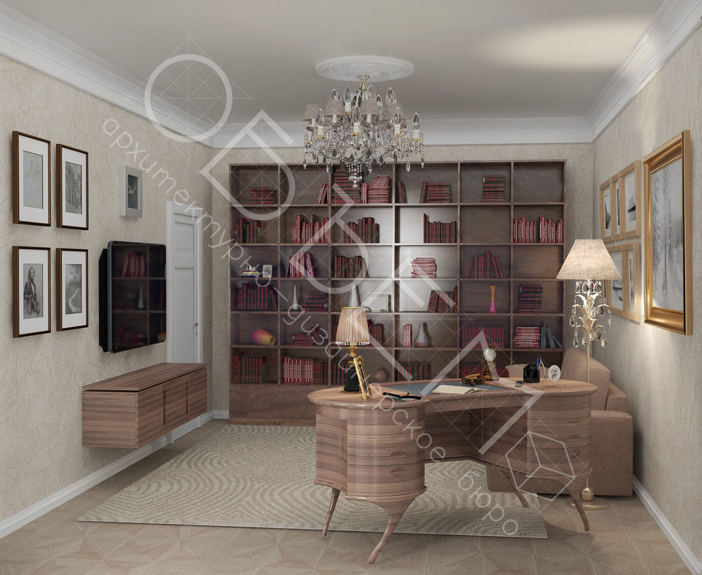 Квартира на Ярцевской улице (кабинет)