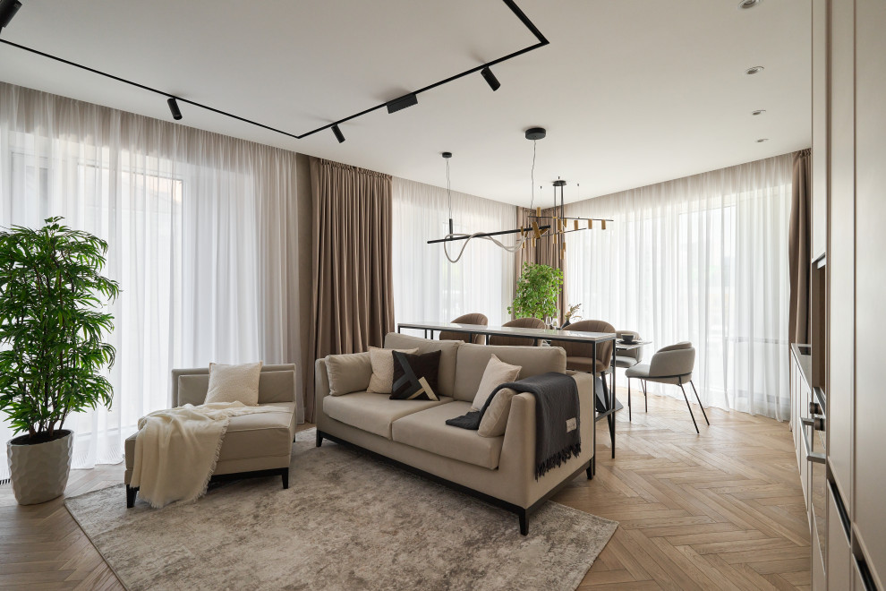 Евро 4к квартира 131 кв.м в ЖК "SKY HOUSE"