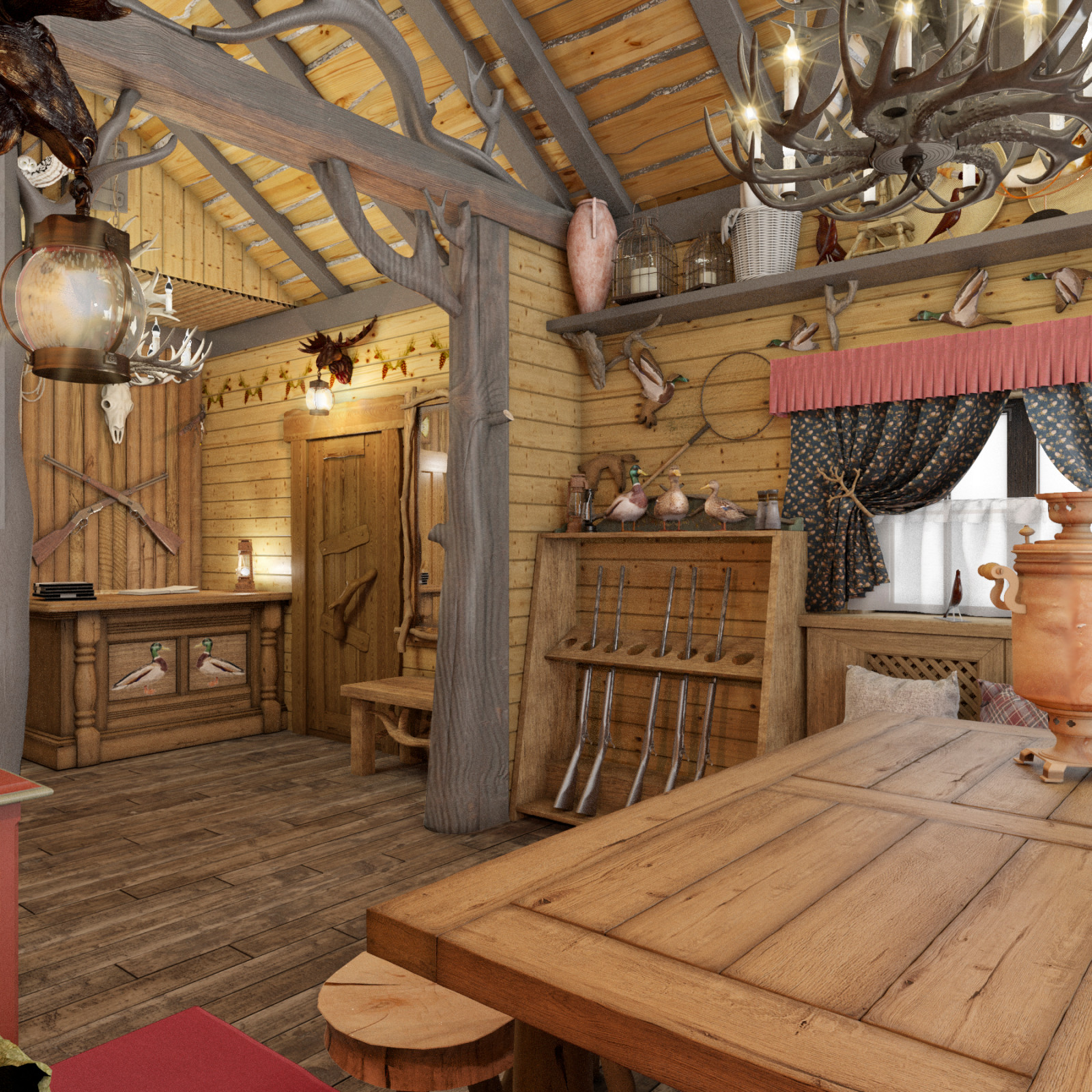 "Охотничий домик" в ТК "Малые Карелы"