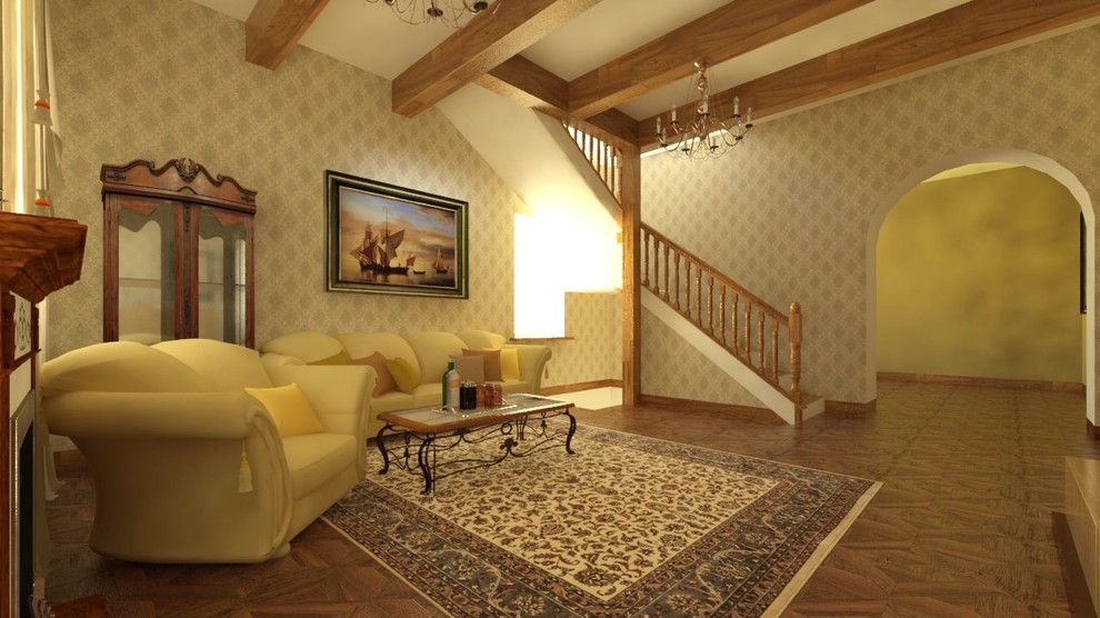 Обложка проекта: Гостиная в частном доме