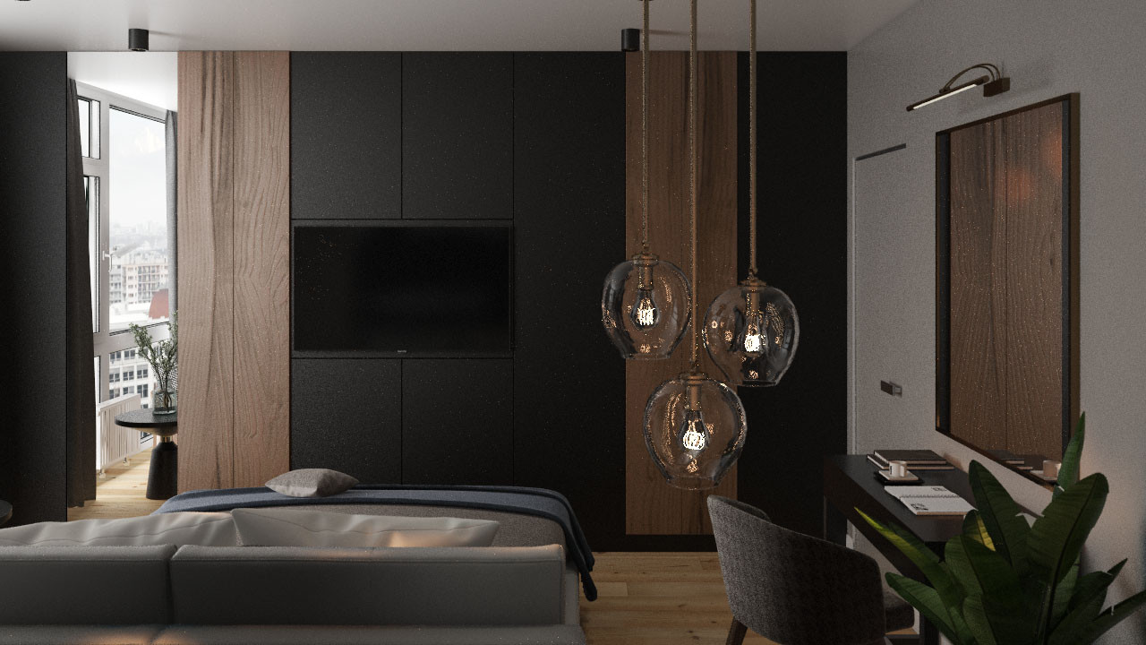 ЖК Spires, 3 комнаты, 81м²