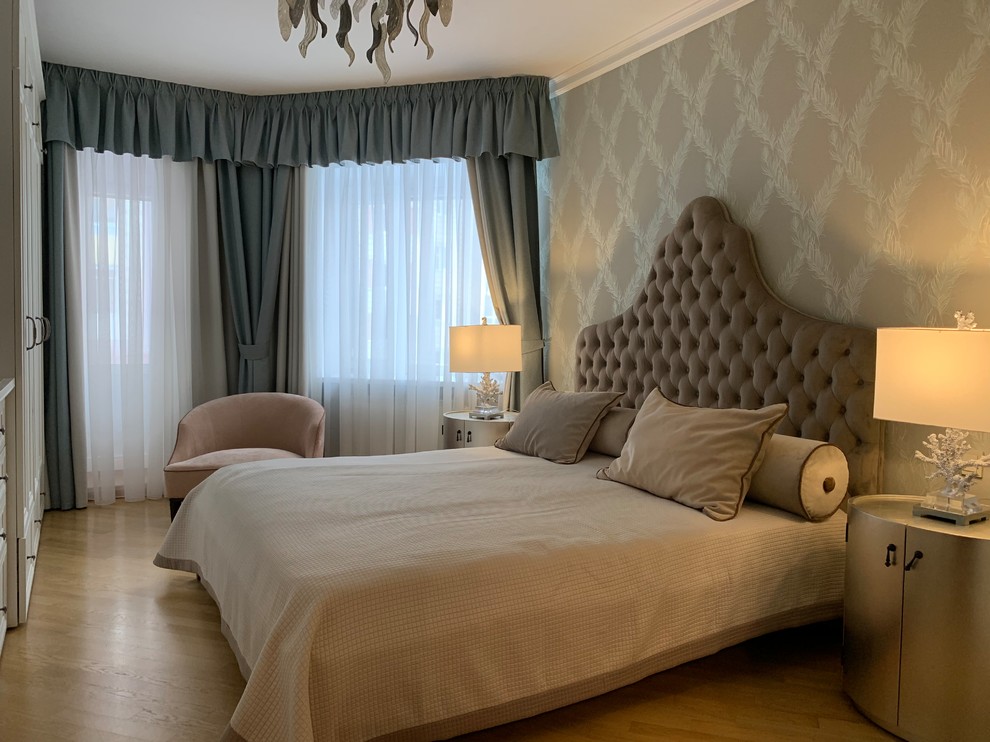 Обложка проекта: Спальня в неоклассике