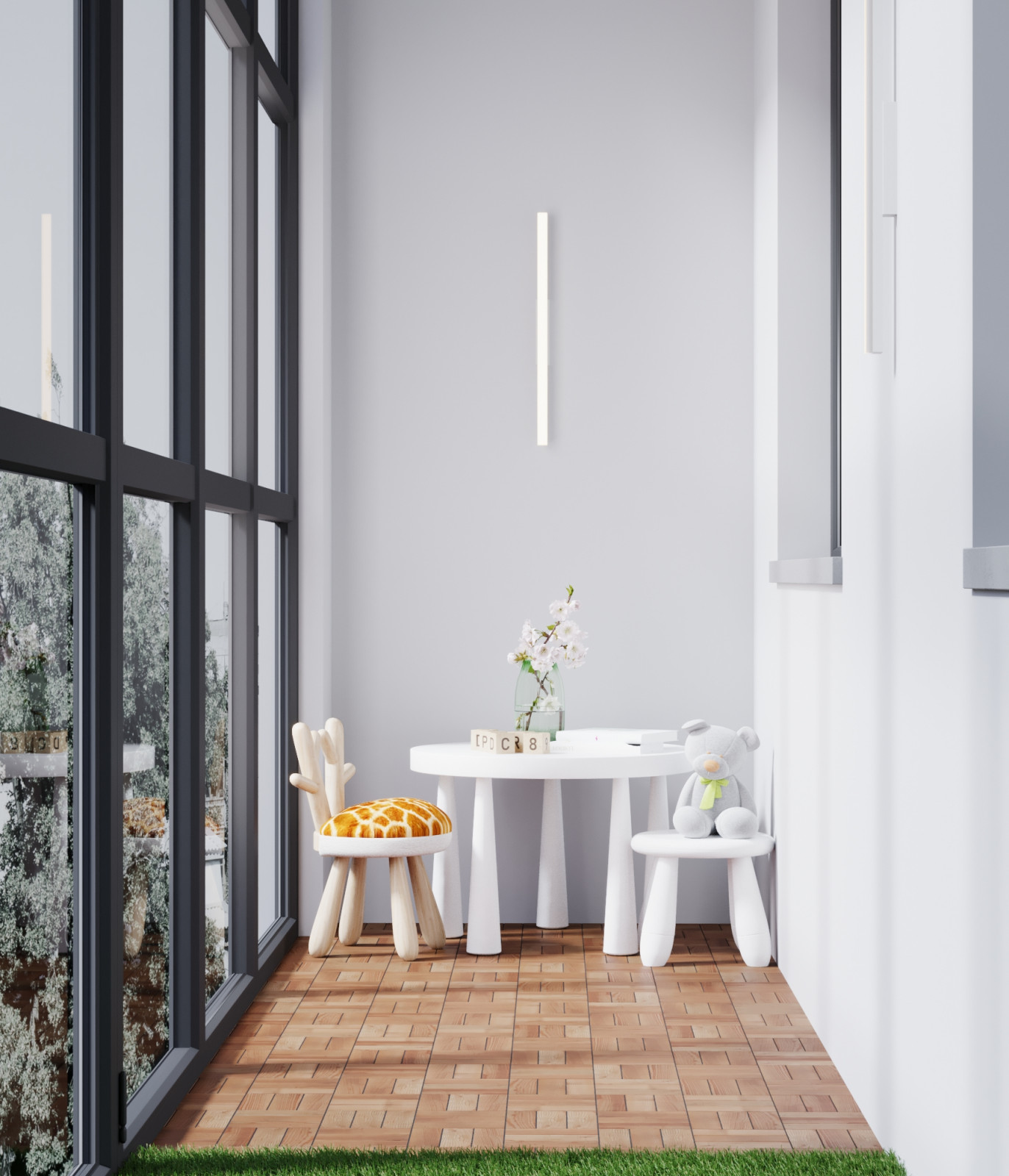 Квартира в серых тонах