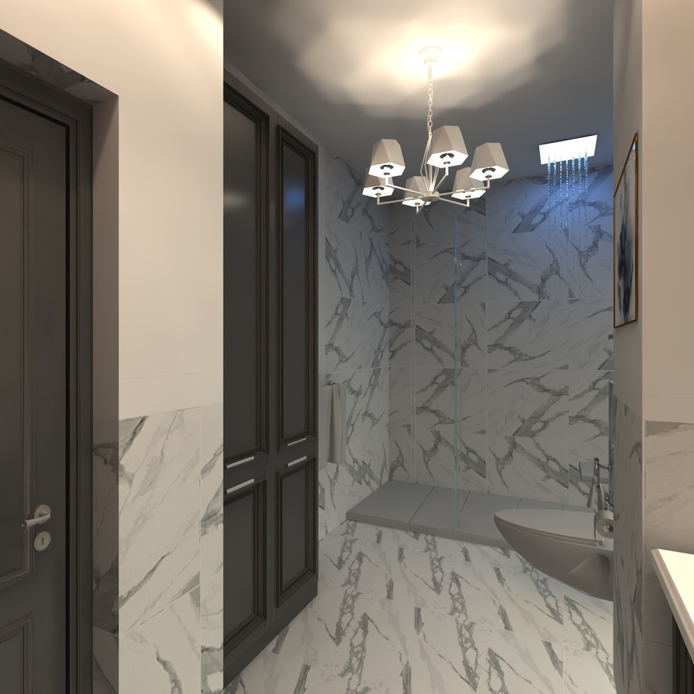 санузел с душем