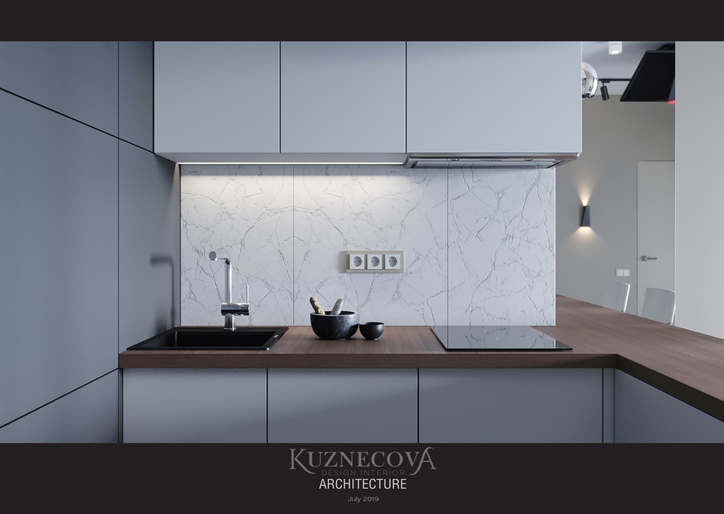 Дизайн проект квартиры 60 кв.м.