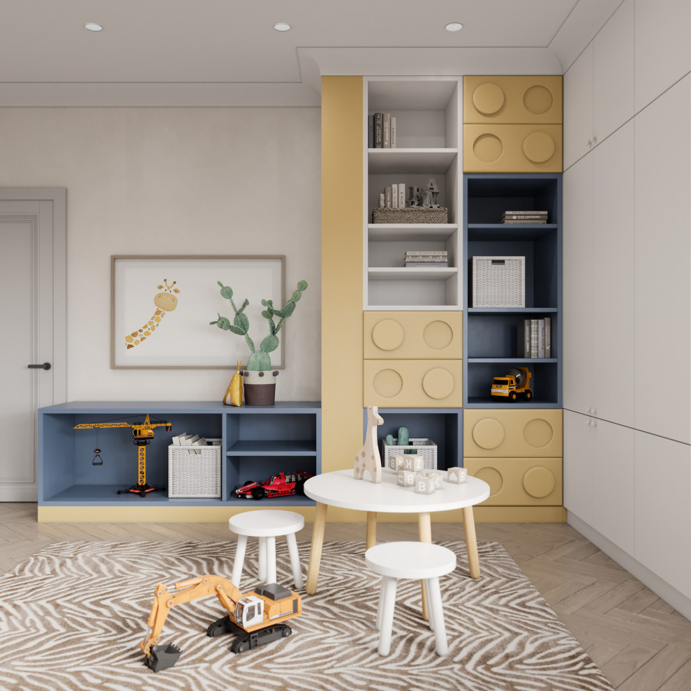 Обложка проекта: Детская-игровая для мальчика в квартире 82 м кв