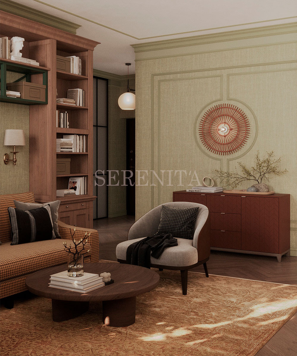 Эко стиль в квартире ЖК Арбат