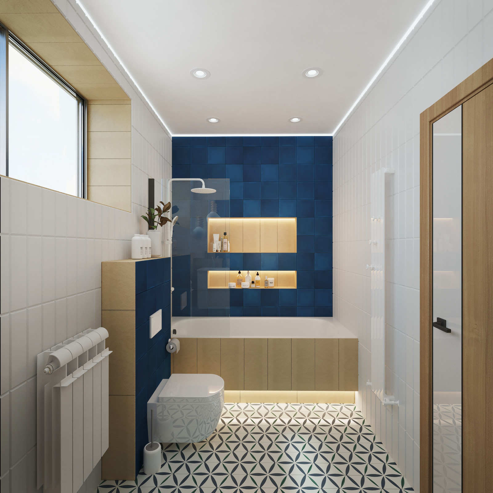 Акцентный Синий