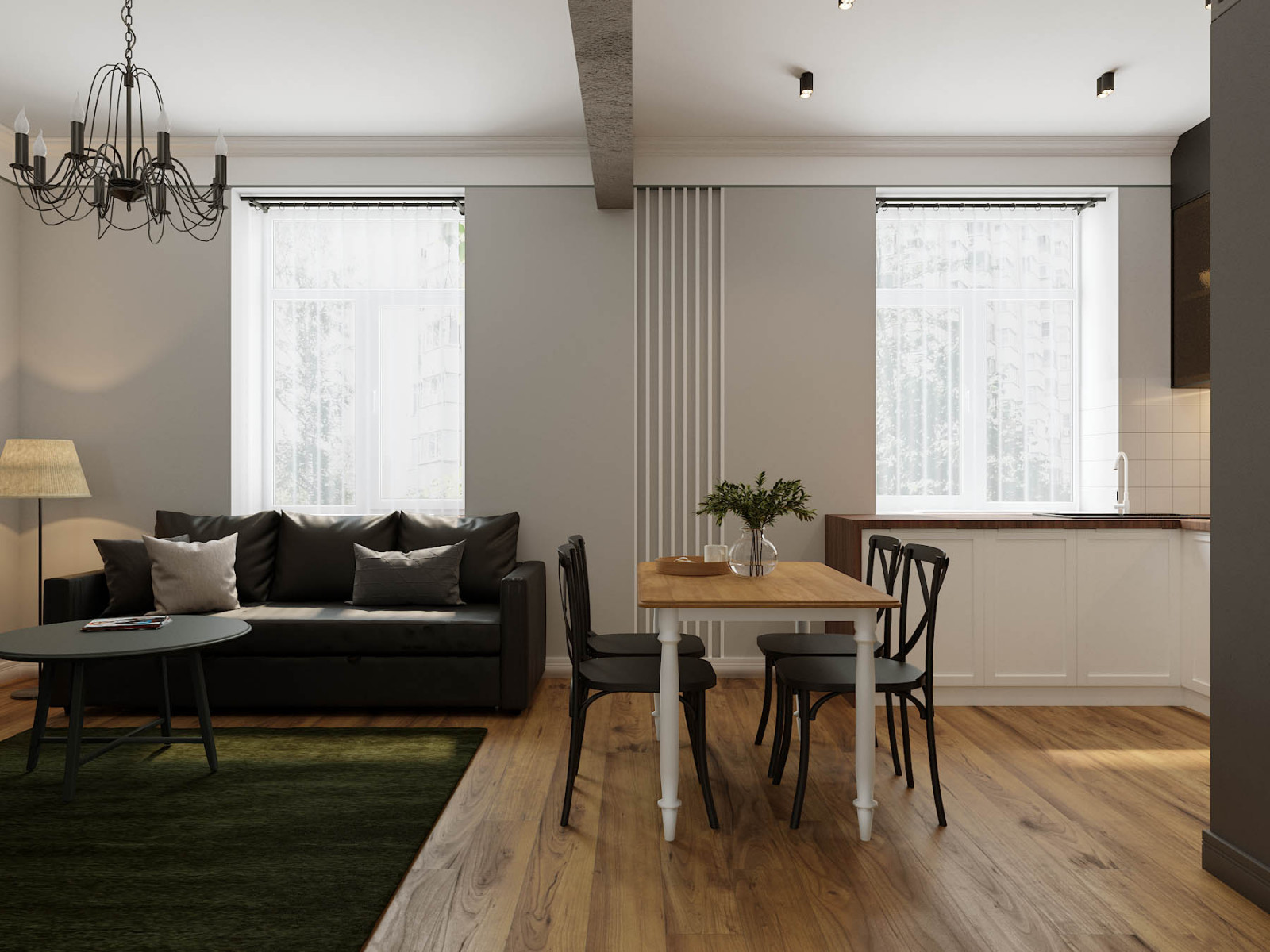 56 кв.м Сталинка