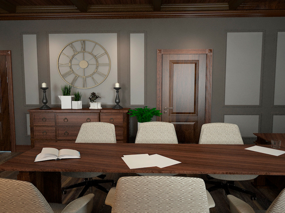 Дизайн-проект офисного пространства строительной компании " Мервинский"