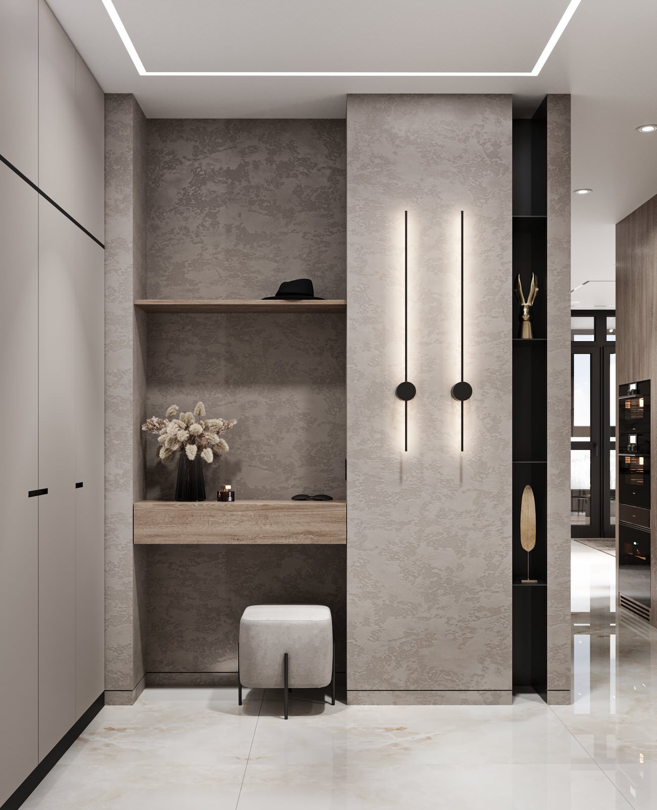 Квартира в ЖК Челюскинцев в минимализме