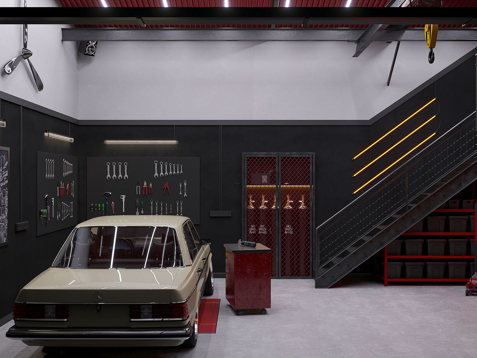 Гараж для двух друзей