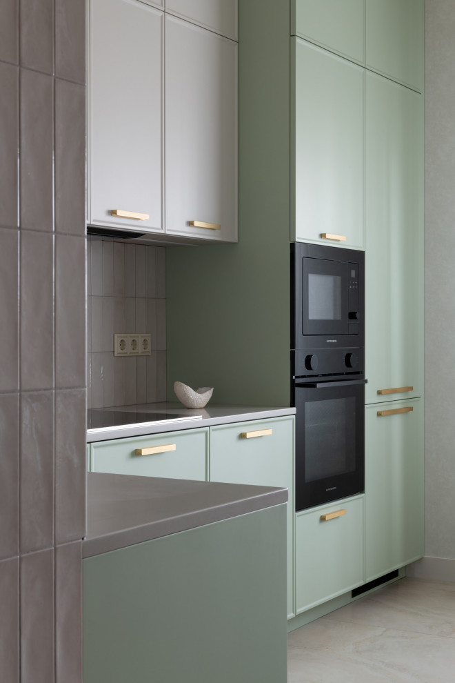 Реализованный проект квартиры "Фисташка"