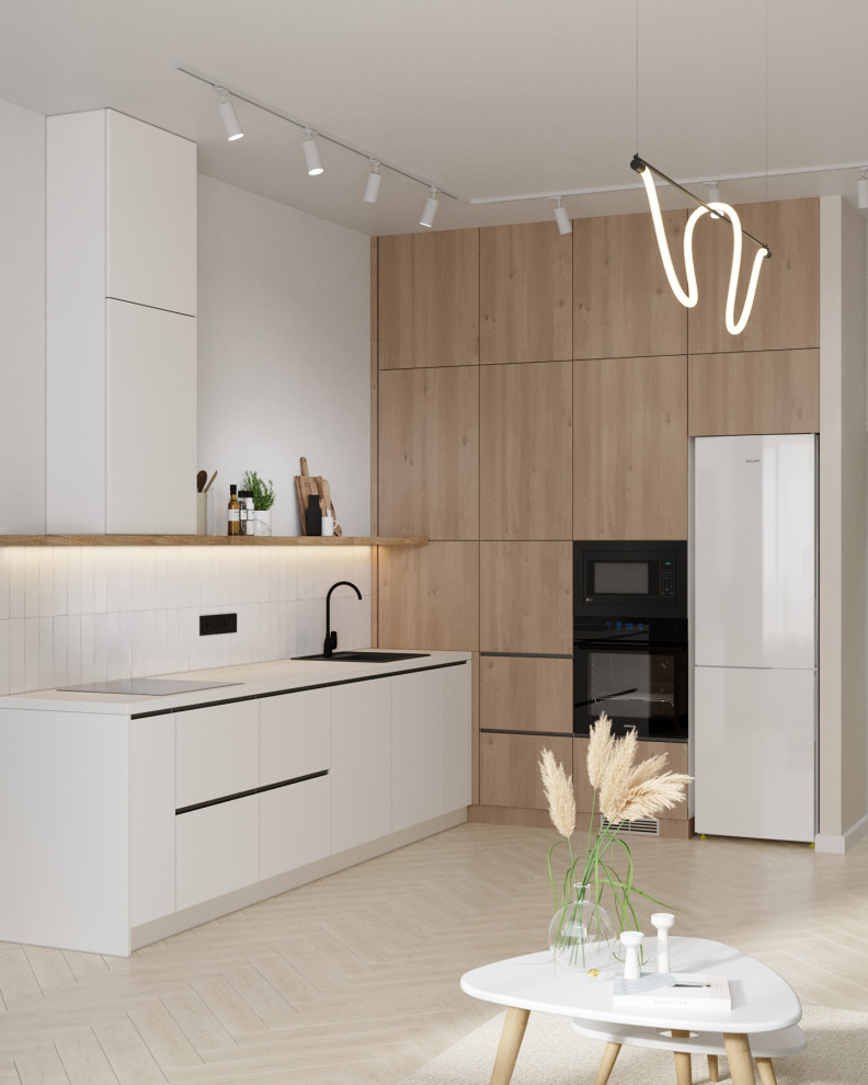 Дизайн-проект квартиры, площадью 59,25 м2, мкр Северный, жк Риф