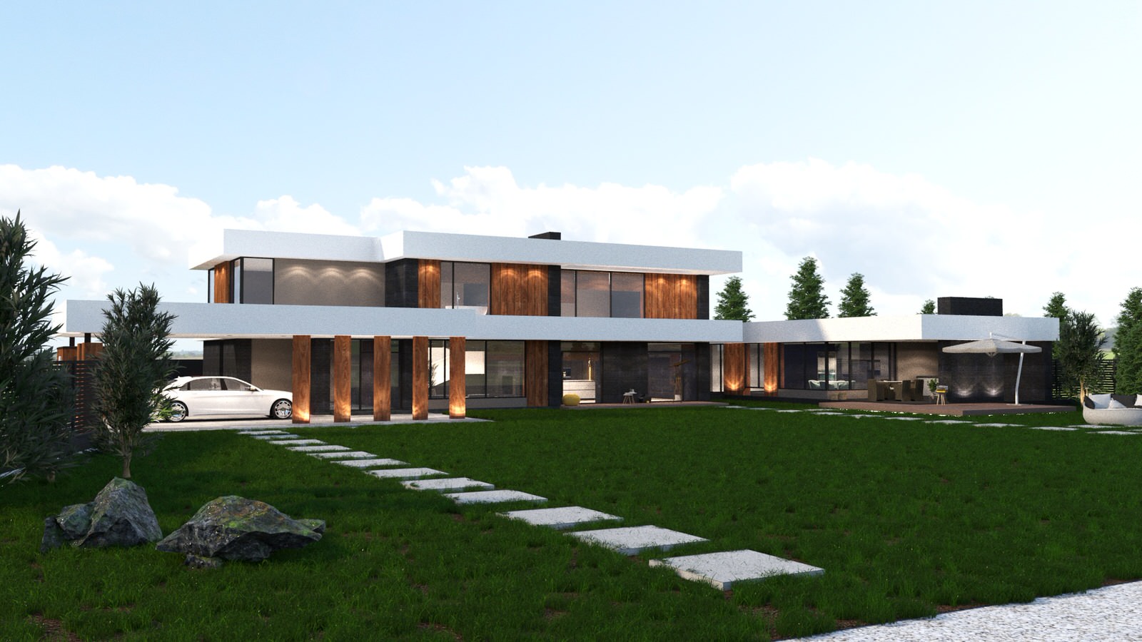 Обложка проекта: Дом Минимализм в пос.Позелы