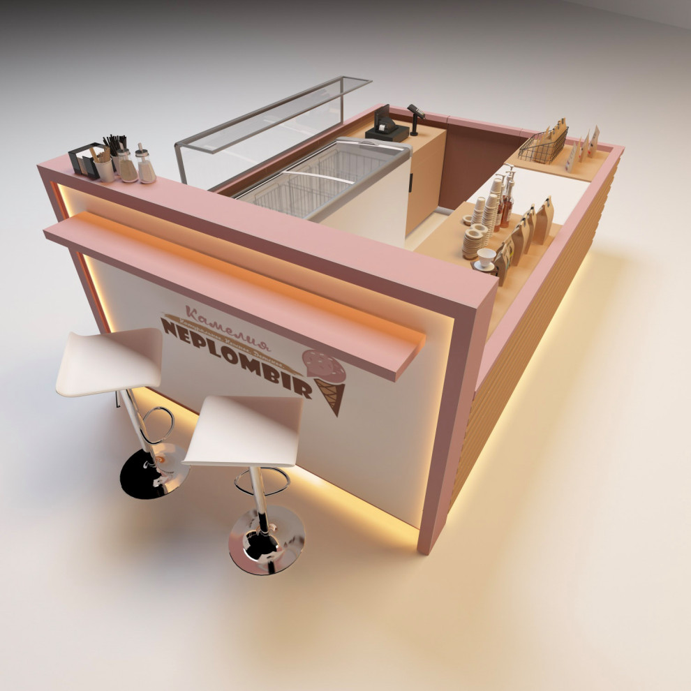 Дизайн островка мороженного