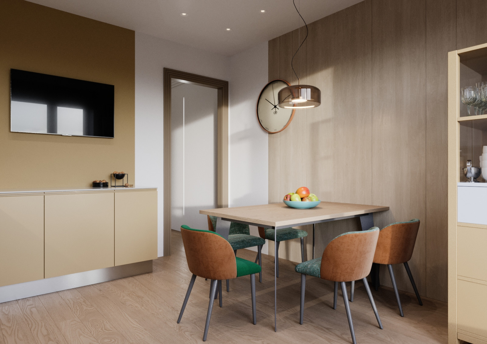 Квартира для семьи друзей.