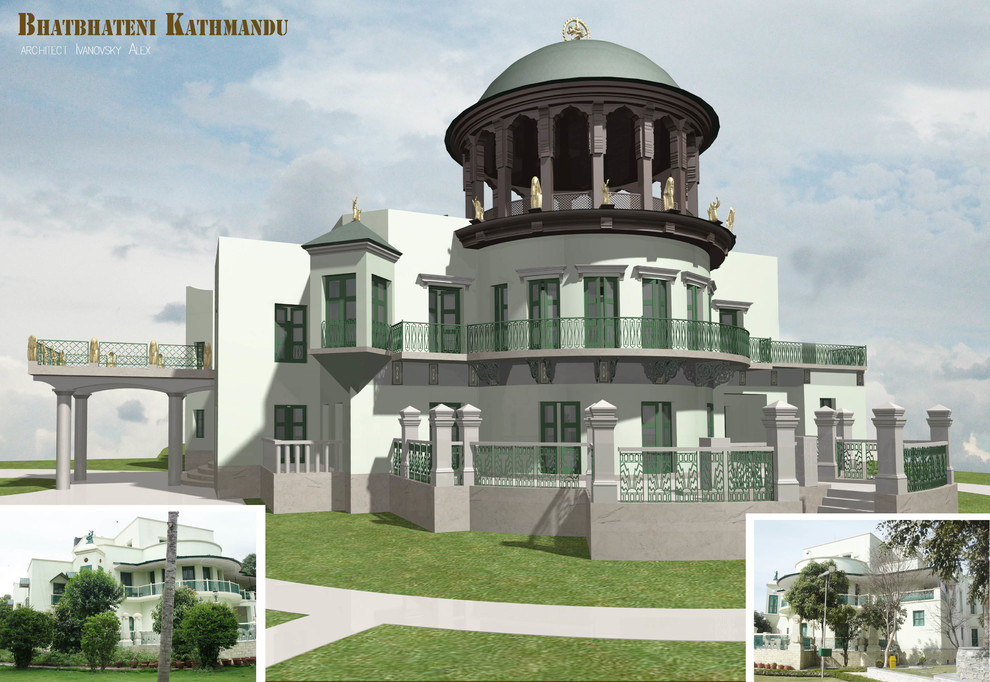 Реконструкция, новое строительство дворец в Катманду.