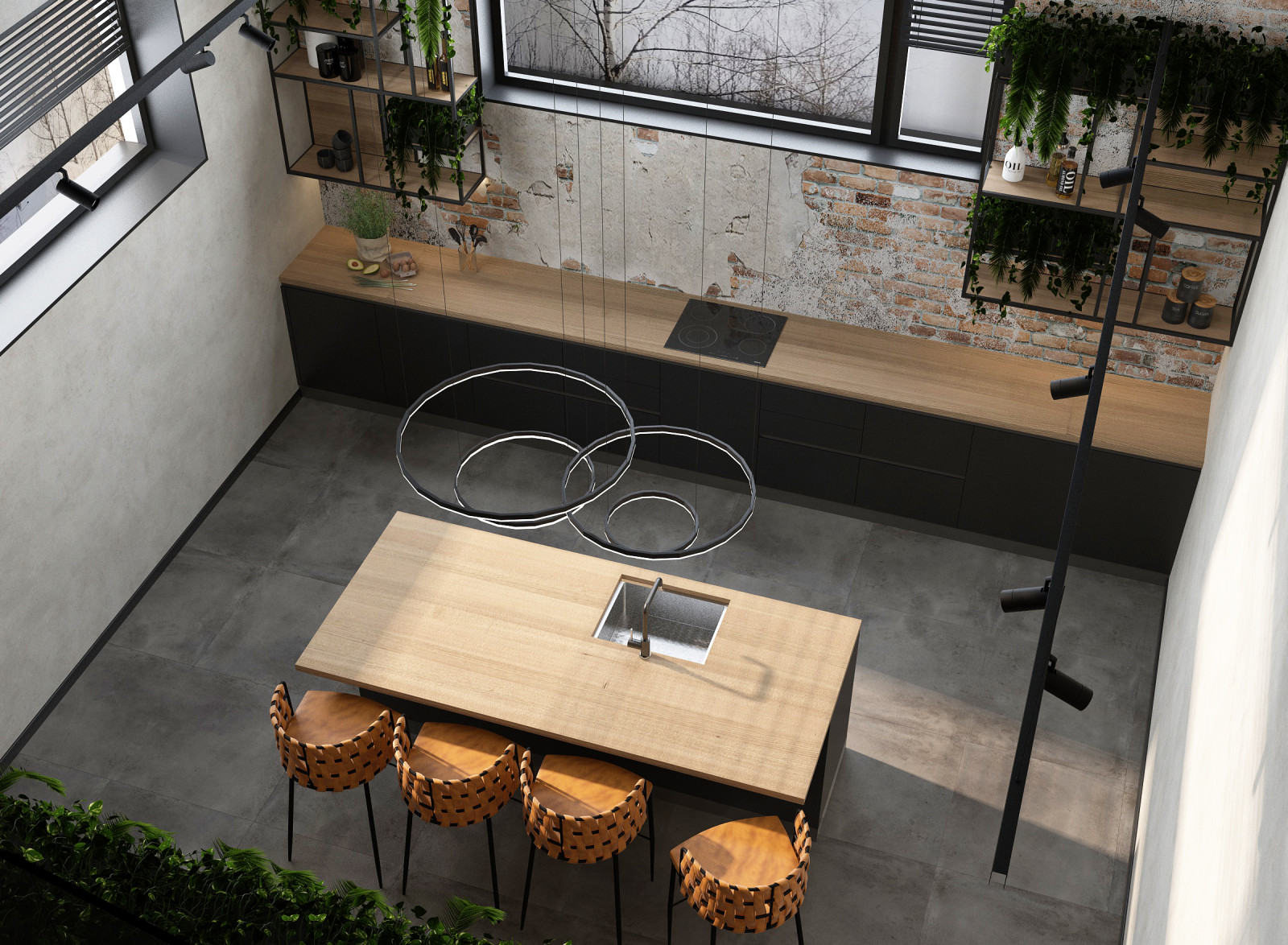 Офисное пространство в стиле LOFT