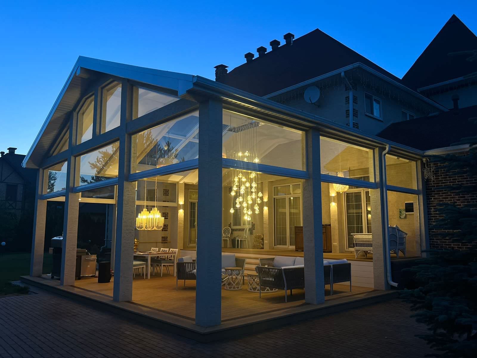 Беседка барбекю в КП Княжье Озеро