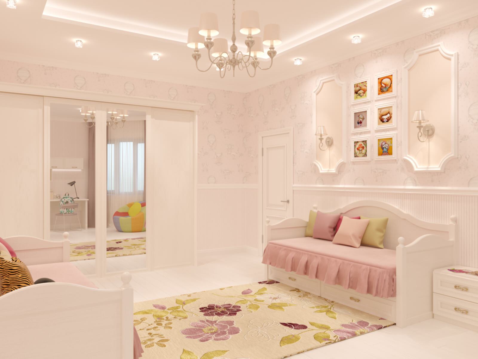 Детская для двух сестренок