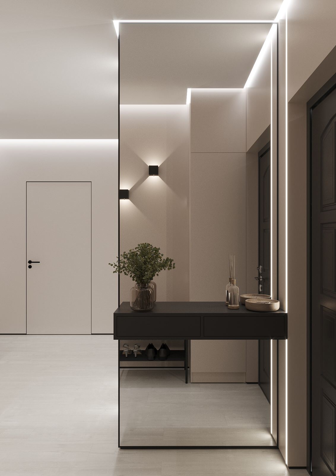 Interior design of an apartment with a children's room