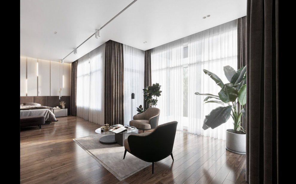 Проект загородного дома в современном стиле