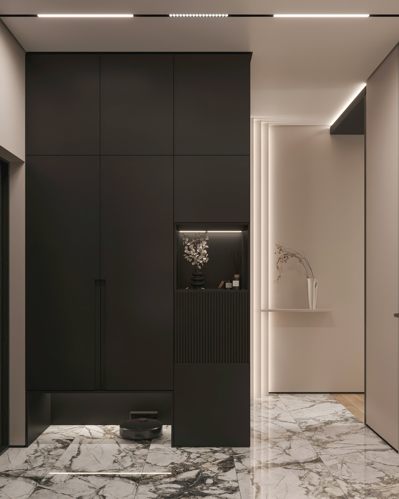 17. Marble 106м². Прихожая